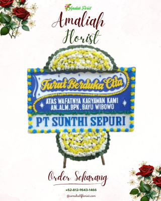 Papan Bunga Duka di Bedahan