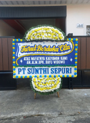 Papan Bunga Duka di Bedahan
