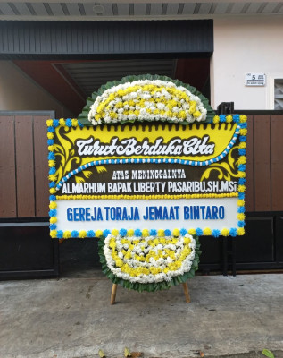 Papan Bunga Duka di Bedahan