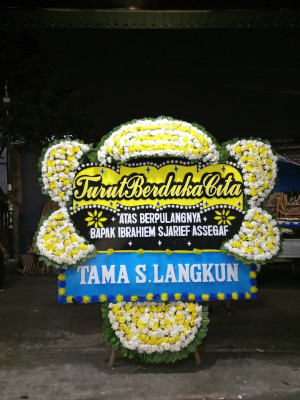 Papan Bunga Duka di Bedahan